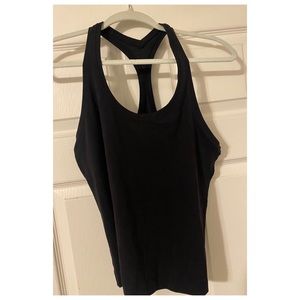 Lululemon nulu cool racerback tank size 12. Shorter length. Black.